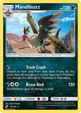 Mandibuzz [93/181] [Team Up] Reverse Holofoil