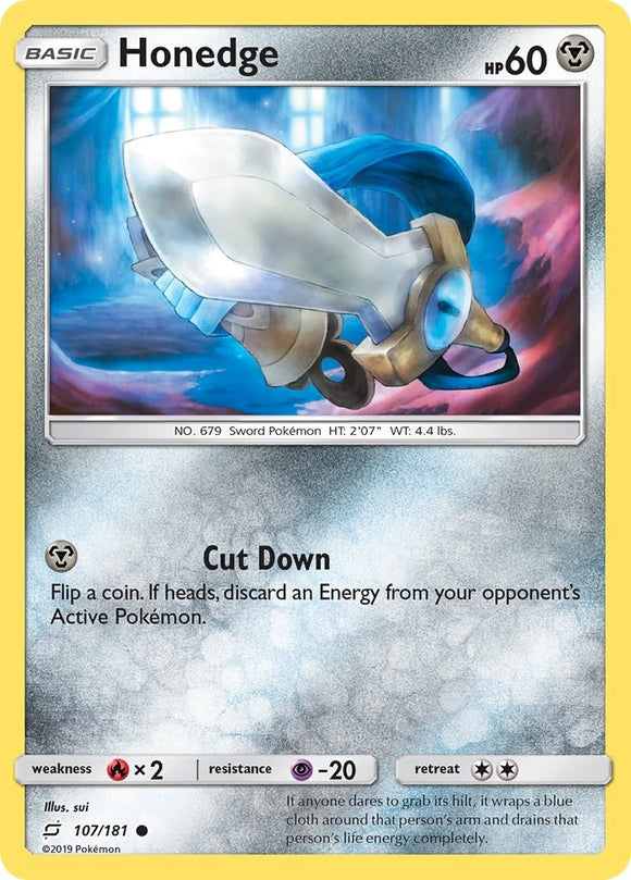 Honedge [107/181] [Team Up] Reverse Holofoil