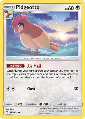 Pidgeotto [123/181] [Team Up]