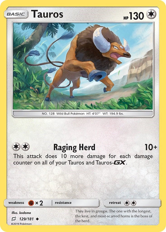 Tauros [129/181] [Team Up]