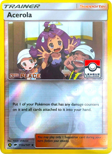 Acerola (League Challenge) [3rd Place] [112a/147] [League & Championship Cards] Reverse Holofoil