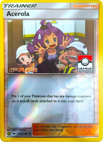 Acerola (League Challenge) [4th Place] [112a/147] [League & Championship Cards] Reverse Holofoil