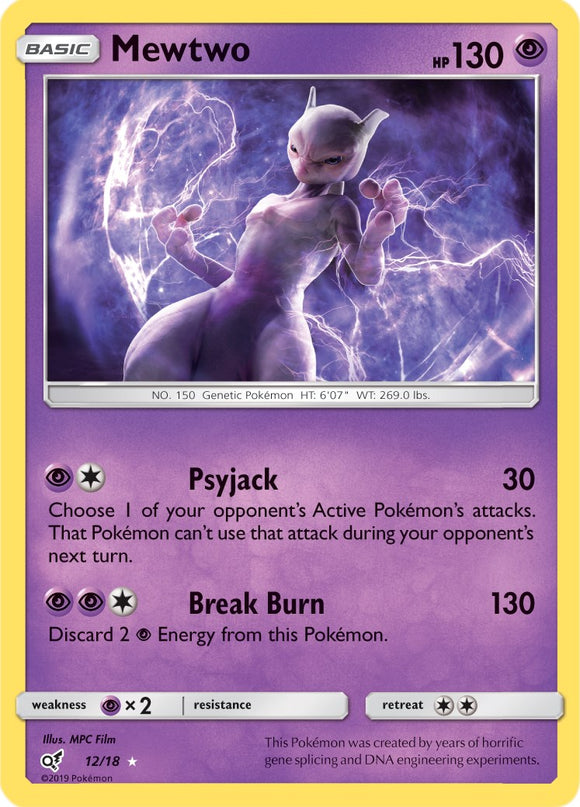 Mewtwo [12/18] [Detective Pikachu] Holofoil