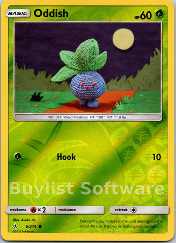Oddish [6/214] [Unbroken Bonds] Reverse Holofoil
