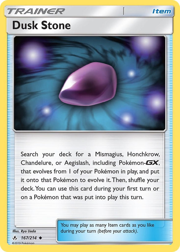 Dusk Stone [167/214] [Unbroken Bonds] Reverse Holofoil