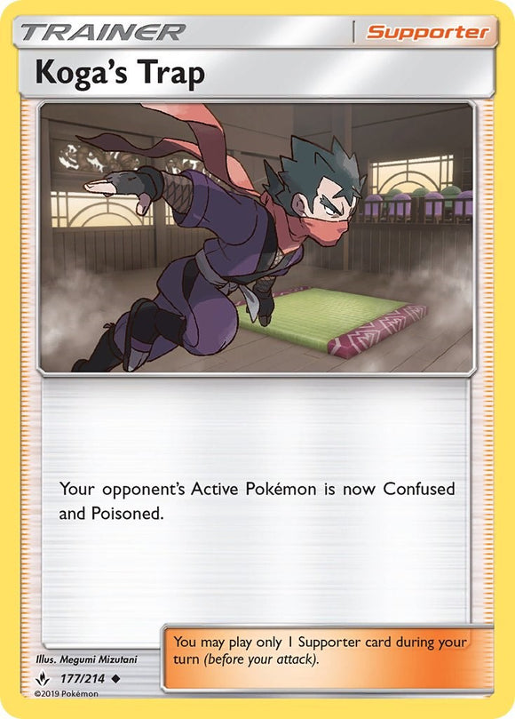Koga's Trap [177/214] [Unbroken Bonds] Reverse Holofoil