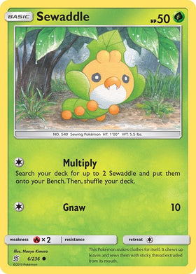 Sewaddle [6/236] [Unified Minds] Reverse Holofoil