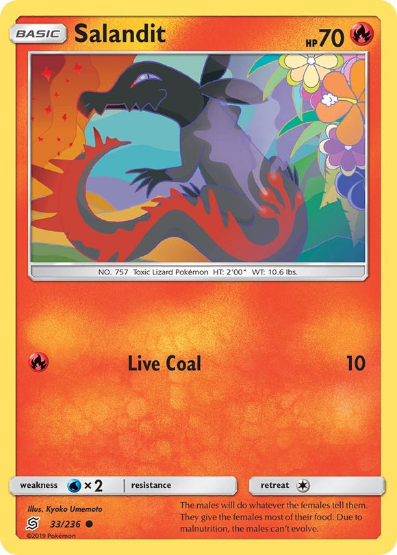 Salandit [33/236] [Unified Minds] Reverse Holofoil