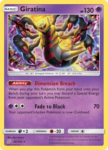 Giratina [86/236] [Unified Minds] Holofoil