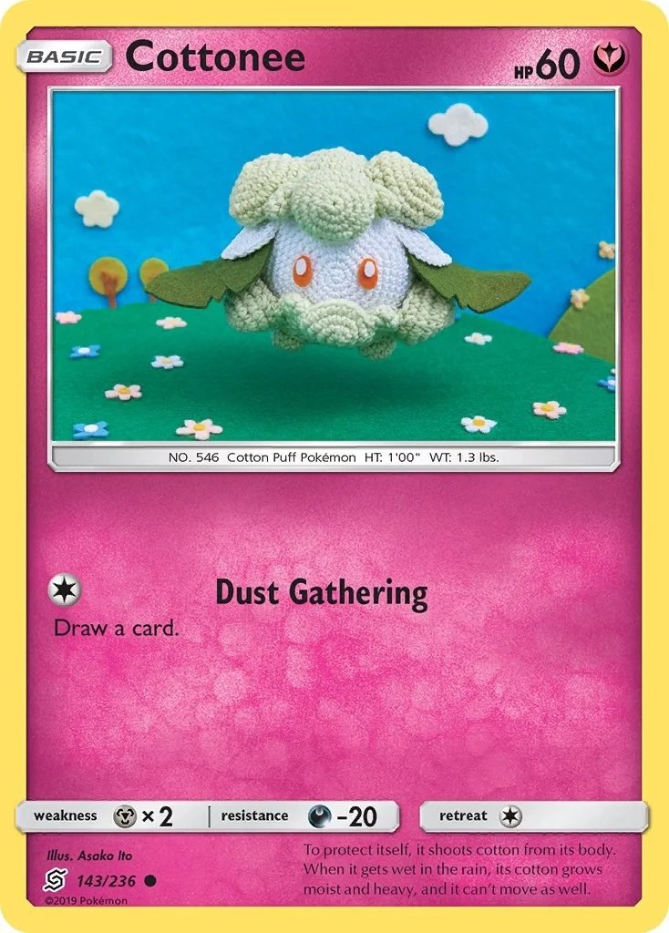 Cottonee [143/236] [Unified Minds] Reverse Holofoil