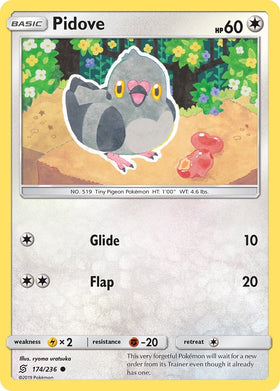 Pidove [174/236] [Unified Minds] Reverse Holofoil