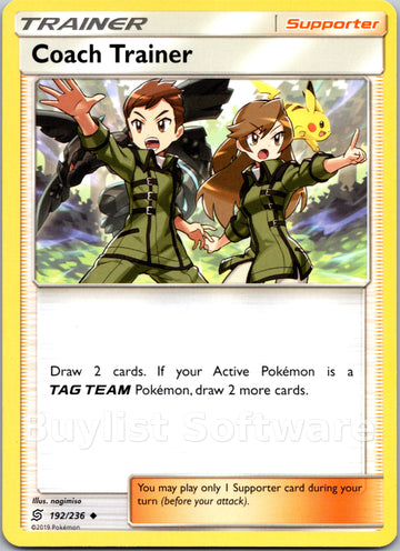 Coach Trainer [192/236] [Unified Minds] Reverse Holofoil