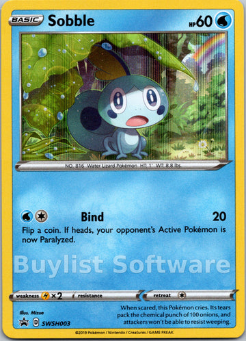 Sobble [SWSH003] [Sword & Shield Promo Cards] Holofoil