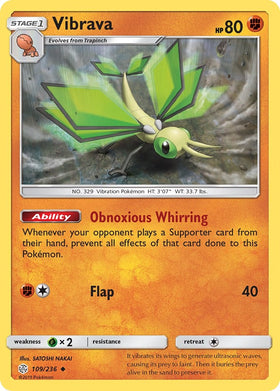 Vibrava [109/236] [Cosmic Eclipse] Reverse Holofoil