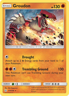 Groudon [113/236] [Cosmic Eclipse]