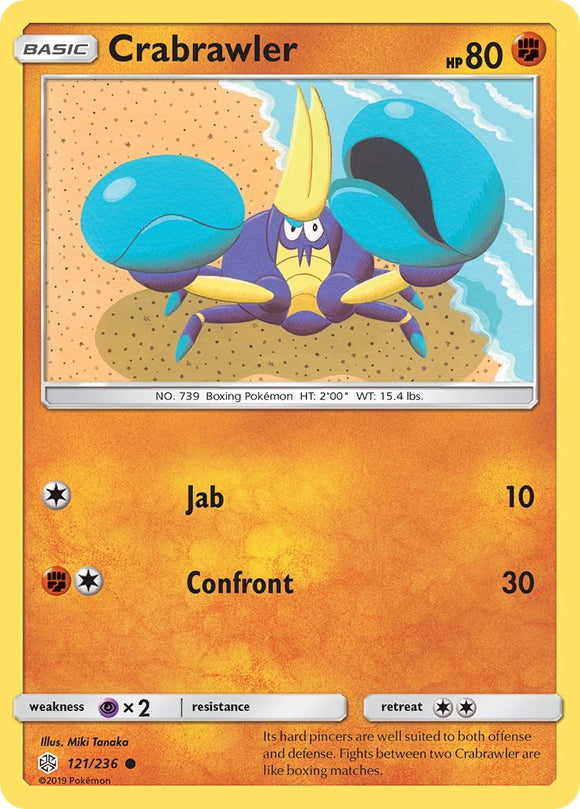 Crabrawler [121/236] [Cosmic Eclipse] Reverse Holofoil