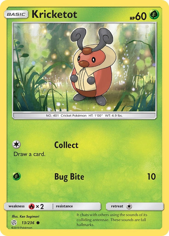 Kricketot [13/236] [Cosmic Eclipse] Reverse Holofoil