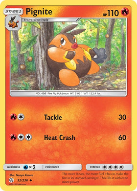 Pignite [32/236] [Cosmic Eclipse] Reverse Holofoil