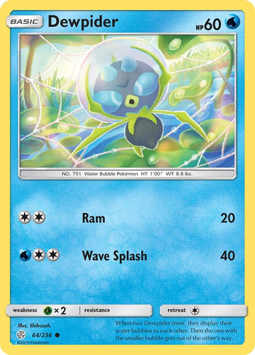 Dewpider [64/236] [Cosmic Eclipse] Reverse Holofoil