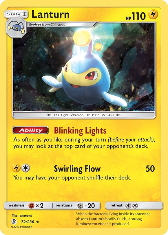 Lanturn [72/236] [Cosmic Eclipse] Reverse Holofoil
