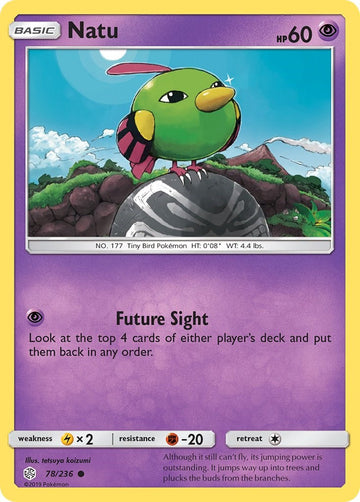 Natu [78/236] [Cosmic Eclipse] Reverse Holofoil