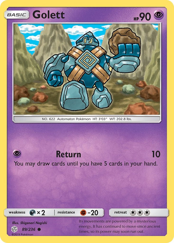 Golett [89/236] [Cosmic Eclipse] Reverse Holofoil