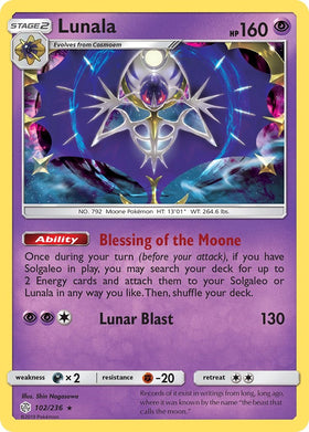 Lunala [102/236] [Cosmic Eclipse] Holofoil