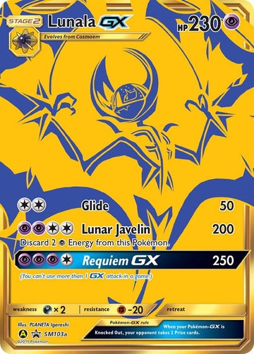 Lunala GX [SM103a] [Sun & Moon Promos] Holofoil