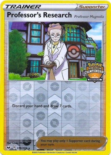 Professor's Research (Regional Championships) [178/202] [League & Championship Cards] Reverse Holofoil