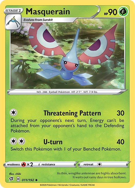 Masquerain [011/192] [Rebel Clash] Reverse Holofoil