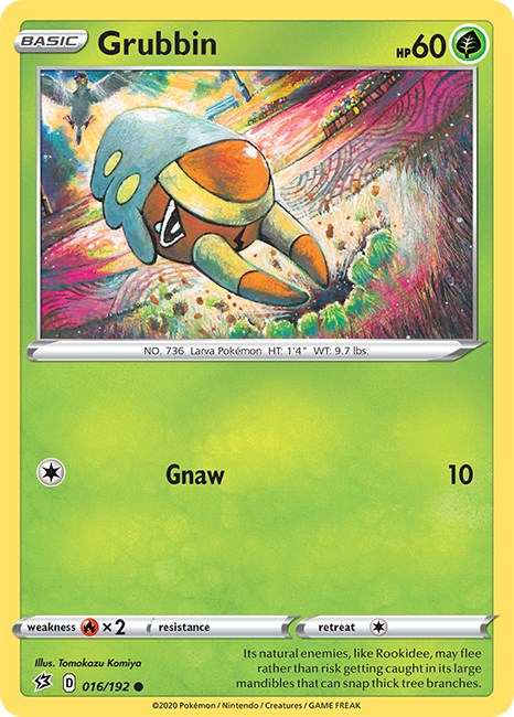 Grubbin [016/192] [Rebel Clash] Reverse Holofoil