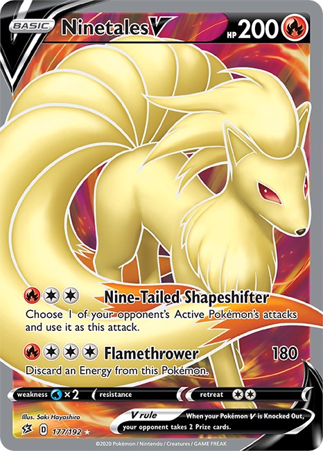 Ninetales V [177/192] [Rebel Clash] Holofoil