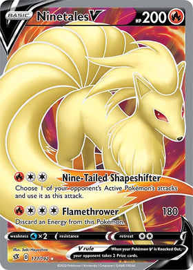 Ninetales V [177/192] [Rebel Clash] Holofoil