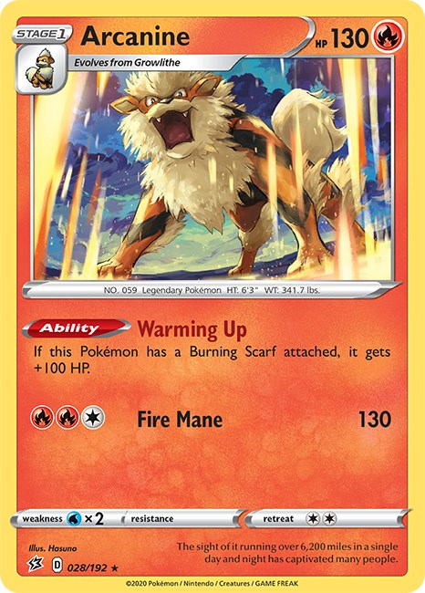 Arcanine [028/192] [Rebel Clash]