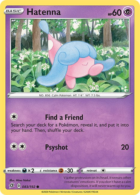Hatenna [083/192] [Rebel Clash] Reverse Holofoil