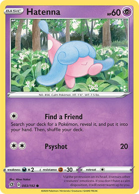 Hatenna [083/192] [Rebel Clash] Reverse Holofoil