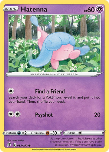 Hatenna [083/192] [Rebel Clash] Reverse Holofoil