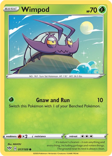 Wimpod [017/189] [Darkness Ablaze] Reverse Holofoil
