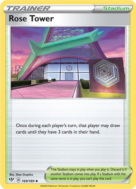 Rose Tower [169/189] [Darkness Ablaze] Reverse Holofoil