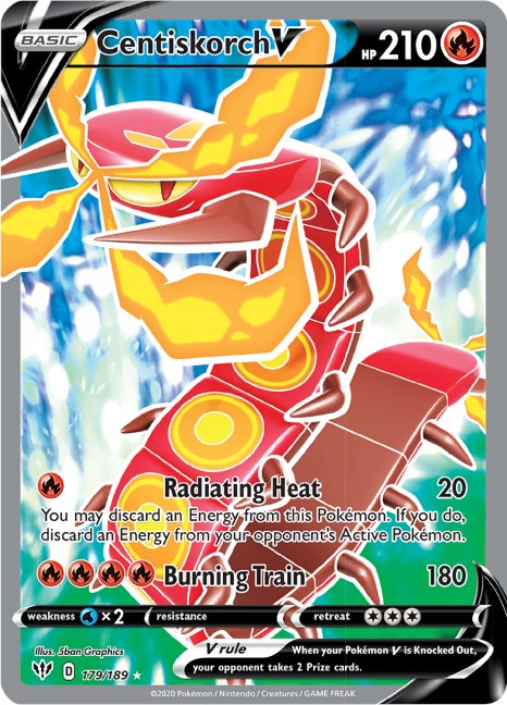 Centiskorch V [179/189] [Darkness Ablaze] Holofoil