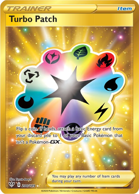 Turbo Patch [200/189] [Darkness Ablaze] Holofoil
