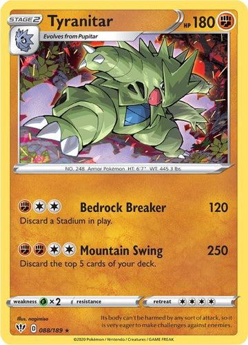 Tyranitar [088/189] [Darkness Ablaze] Holofoil