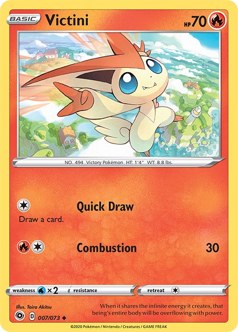 Victini [07/73] [Champion's Path] Reverse Holofoil