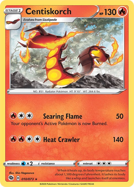 Centiskorch [10/73] [Champion's Path] Reverse Holofoil