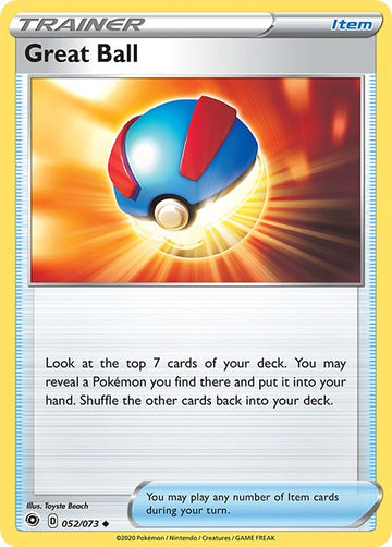 Great Ball [52/73] [Champion's Path] Reverse Holofoil