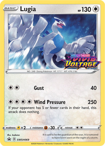 Lugia (Sword & Shield Promo Cards Stamped) [SWSH069] [Sword & Shield Promo Cards] Holofoil