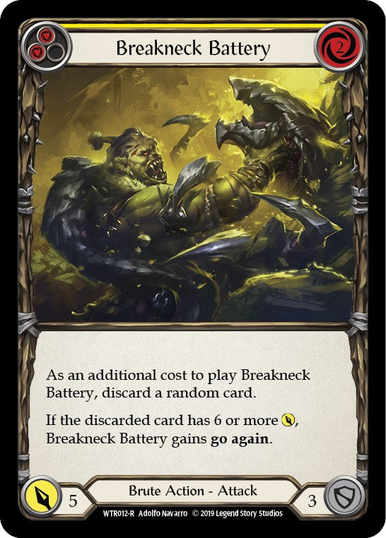 Breakneck Battery (Yellow) [WTR012] [Welcome to Rathe] 1st Edition Normal