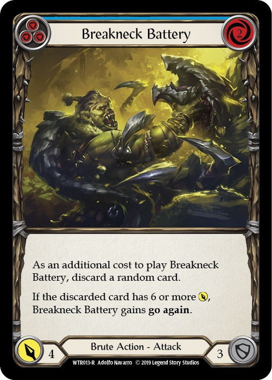 Breakneck Battery (Blue) [WTR013] [Welcome to Rathe] Unlimited Edition Rainbow Foil