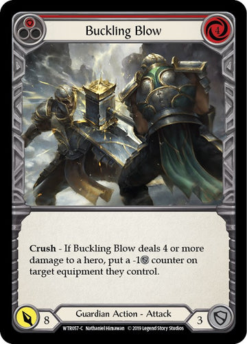 Buckling Blow (Red) [WTR057] [Welcome to Rathe] Unlimited Edition Rainbow Foil