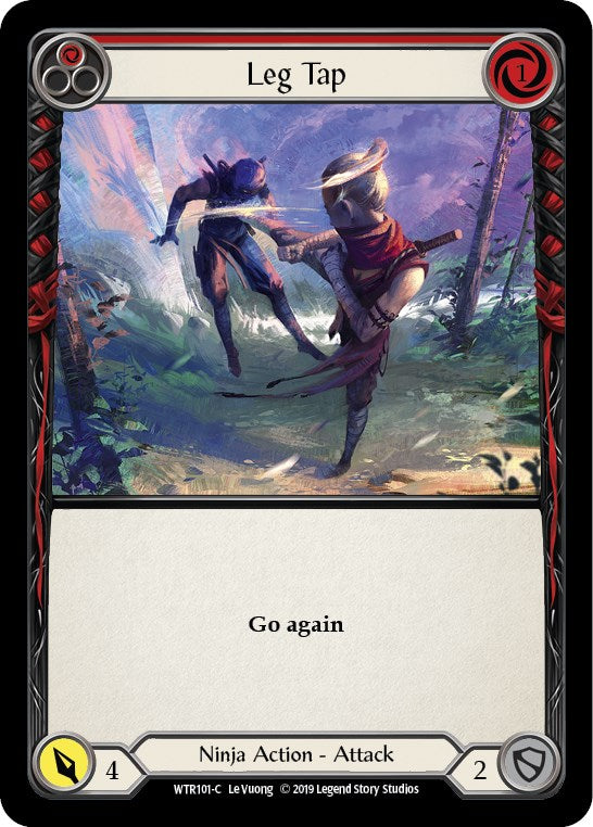 Leg Tap (Red) [WTR101] [Welcome to Rathe] Unlimited Edition Rainbow Foil